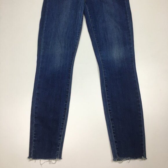 PAIGE Orson Wash Verdugo Ankle Raw Edge Hem 5 Pocket Logo Hardware Jeans - Picture 8 of 11